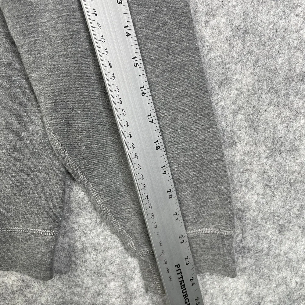 Bugatchi Uomo Sweater Mens Medium Gray 1/4 Zip Pullover Mock Neck Casual